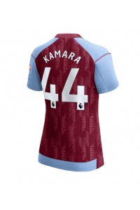 Fotbalové Dres Aston Villa Boubacar Kamara #44 Dámské Domácí Oblečení 2023-24 Krátký Rukáv